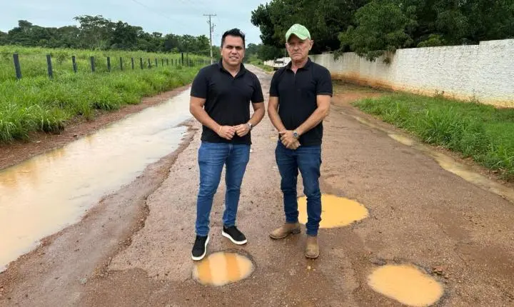 Vereador Edimilson Dourado acompanha demandas de infraestrutura e saúde na Colônia Viçosa