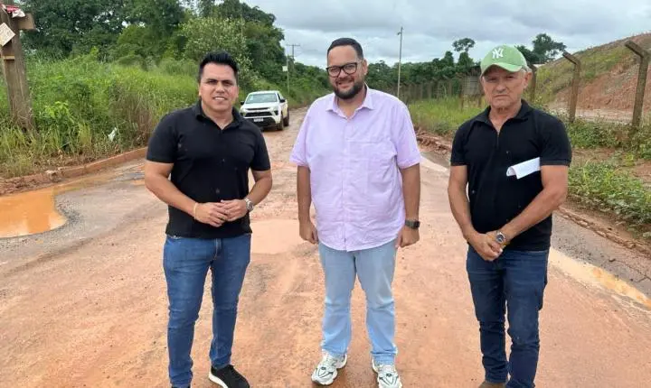 Vereador Edimilson Dourado acompanha demandas de infraestrutura e saúde na Colônia Viçosa