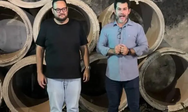 Vereador Nilton Souza acompanha obra de drenagem na avenida Pinheiro Machado em Porto Velho